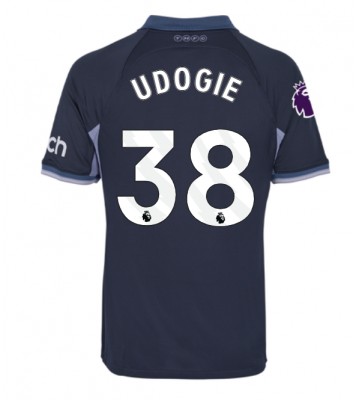 Tottenham Hotspur Destiny Udogie #38 Udebanetrøje 2023-24 Kort ærmer